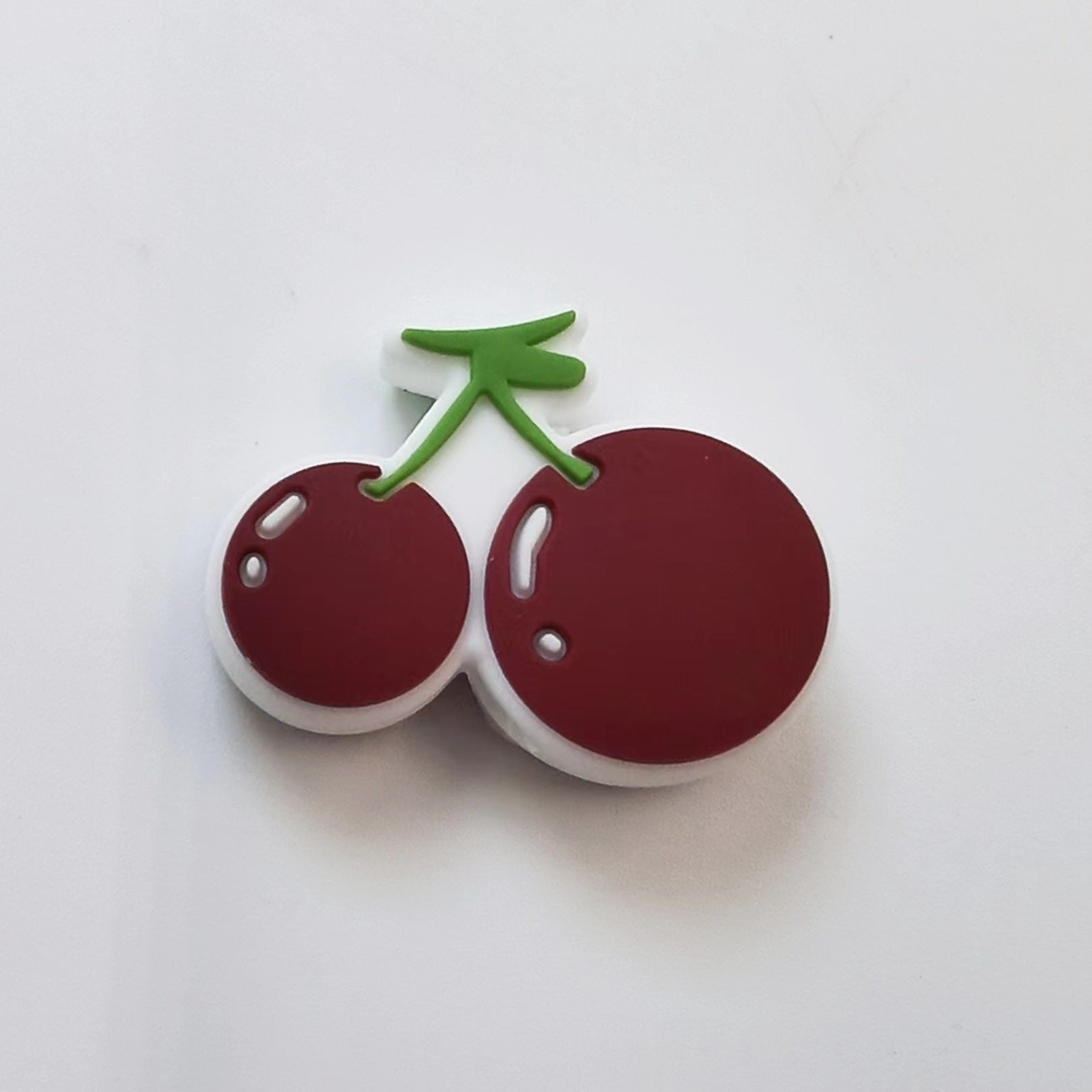 Wholesale 10PCS Silicone Cartoon Cherry Pattern Beads