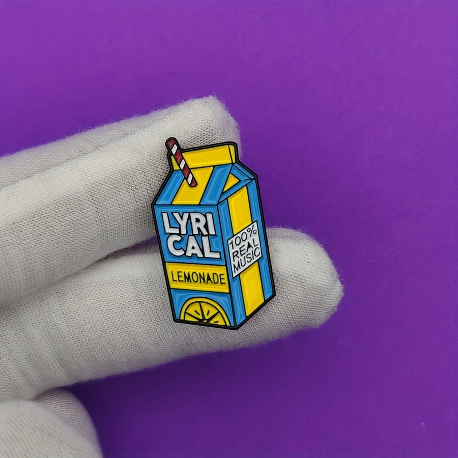 Wholesale Creative Beverage Box Cartoon Brooch