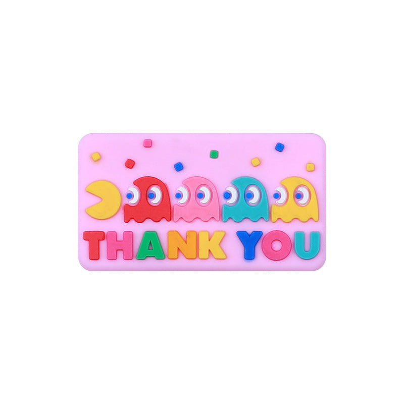 Wholesale 20PCS Cartoon Letters Silicone Beads