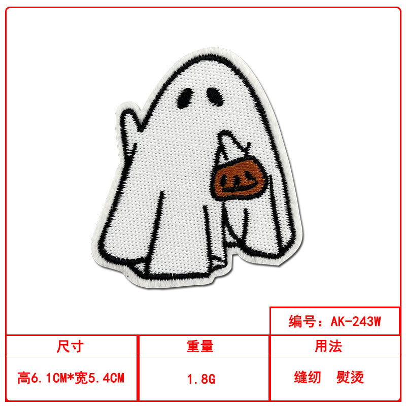 Wholesale Ghost Witch Embroidered Patch