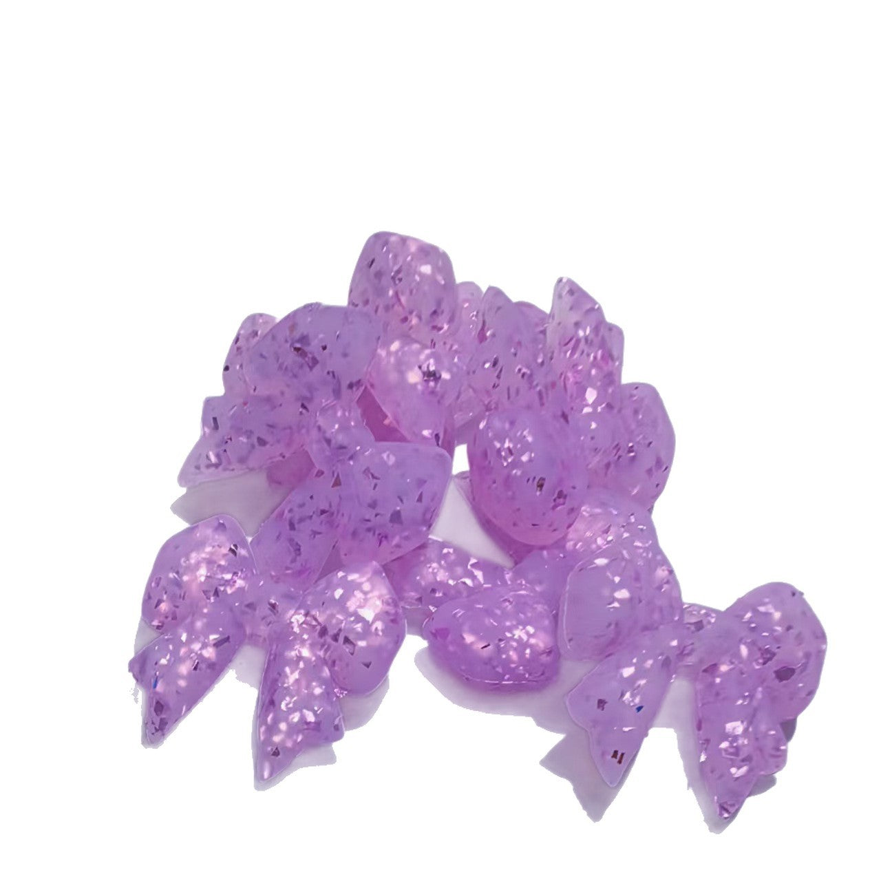 Wholesale 10pcs/ pack 3D bow translucent small silicone cartoon beads