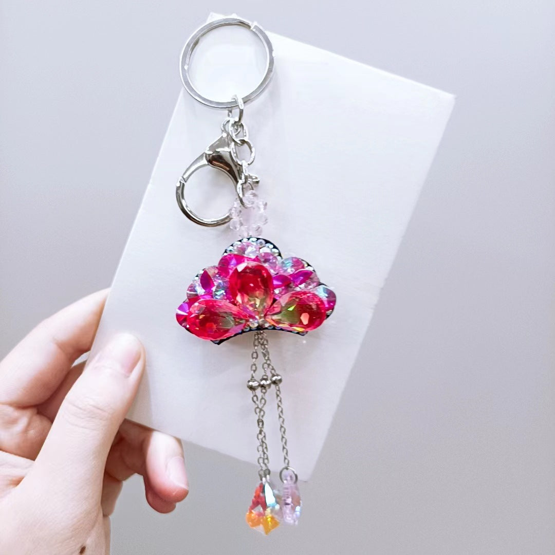 Llaves de borlas de cristal al por mayor