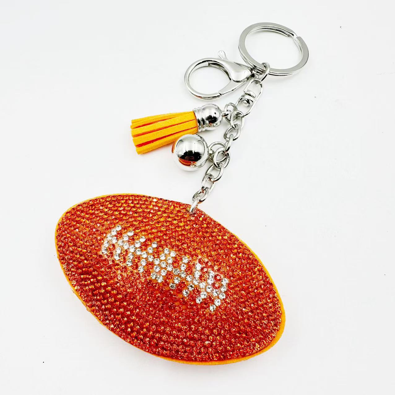 Wholesale 5pcs creative football basketball volleyball baseball keychain