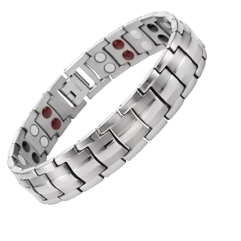 Wholesale  Detachable Double Row Magnet Men' s Bracelet