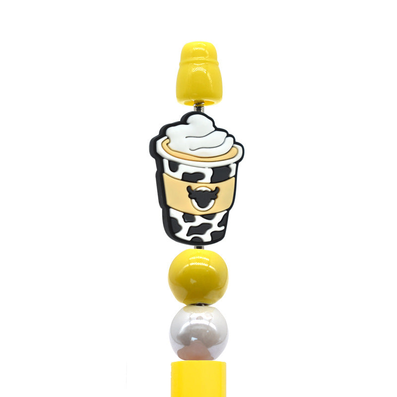 Wholesale Random  100pcs/pack Cartoon Love Mom Beads Focal Beads