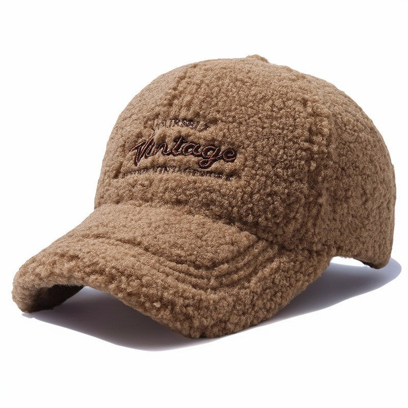 Wholesale Fall/Winter Plush Warm Baseball Cap