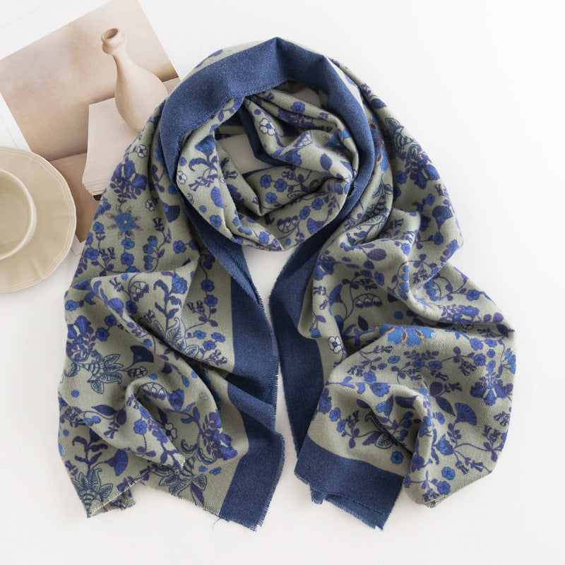 Wholesale Imitation Cashmere Scarf Printed Scarf
