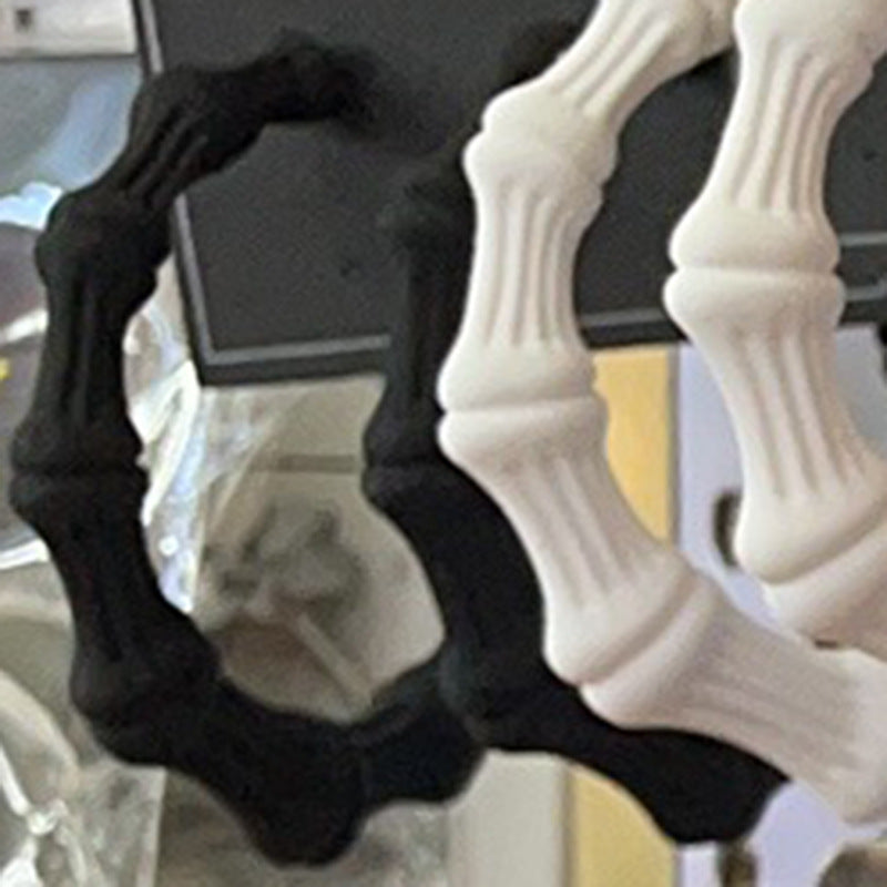 Wholesale Colorful Personalized Bamboo C Shape Acrylic Earrings