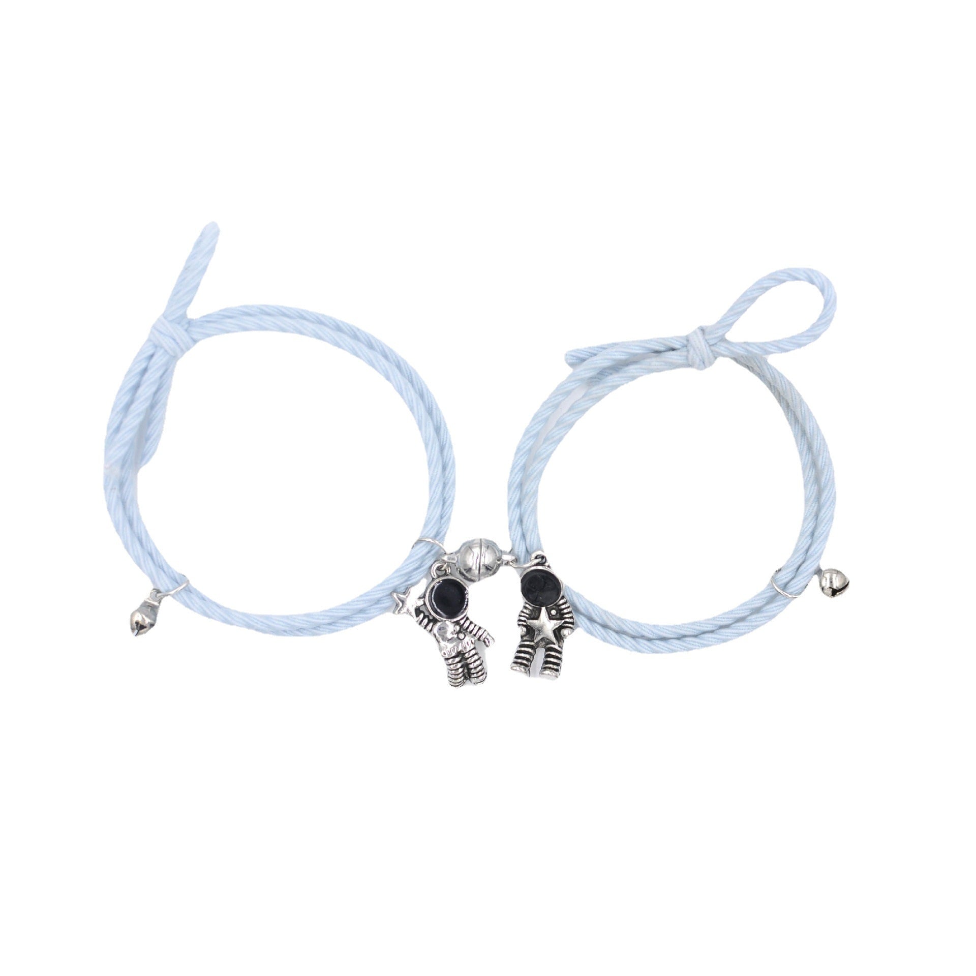 Wholesale Cute astronaut couple elastic thread bracelet