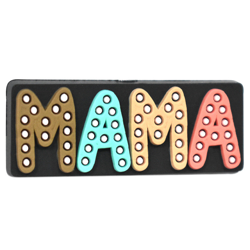 Wholesale Random 100pcs Flower Horror  Phrase Focal Beads