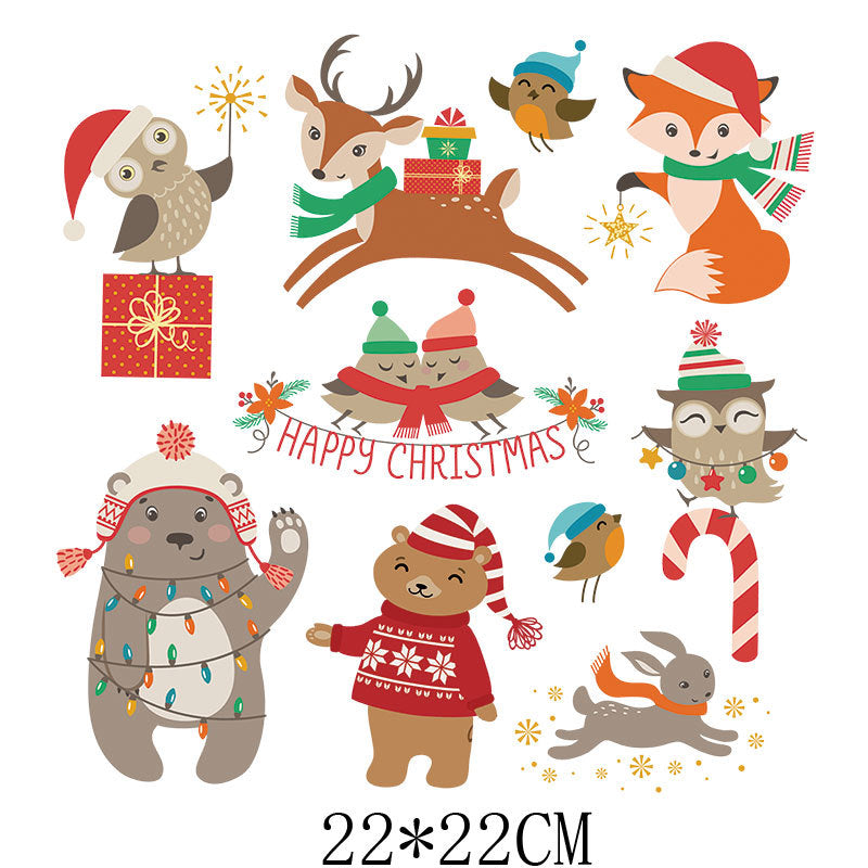 Wholesale Christmas Cartoon Heat Transfer Patterns  UV DTF Ready to Press Transfers Wraps