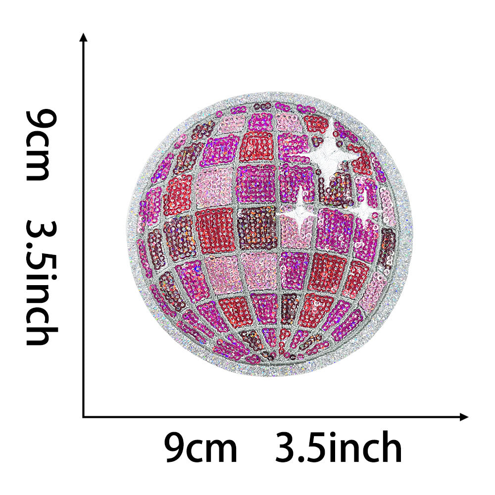 Wholesale Summer Beach Outdoor Seahorse Planet Surfboard Embroidery DIY Patches