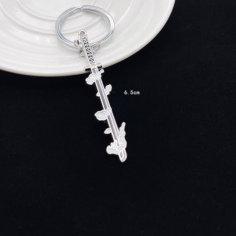 Wholesale Anime Demon Slayer Peripheral Weapons Alloy Keychains