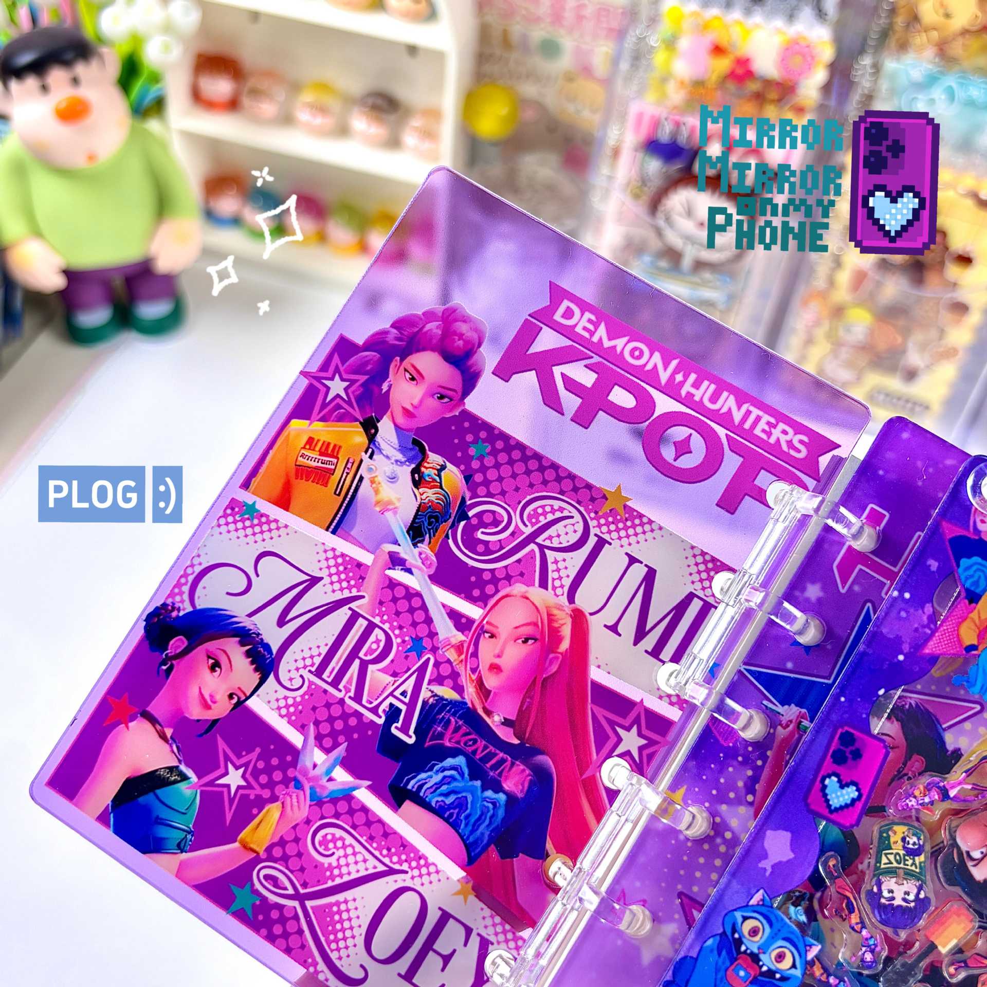 Wholesale New A7 Shaker noteBook Acrylic Loose-leaf Notepad