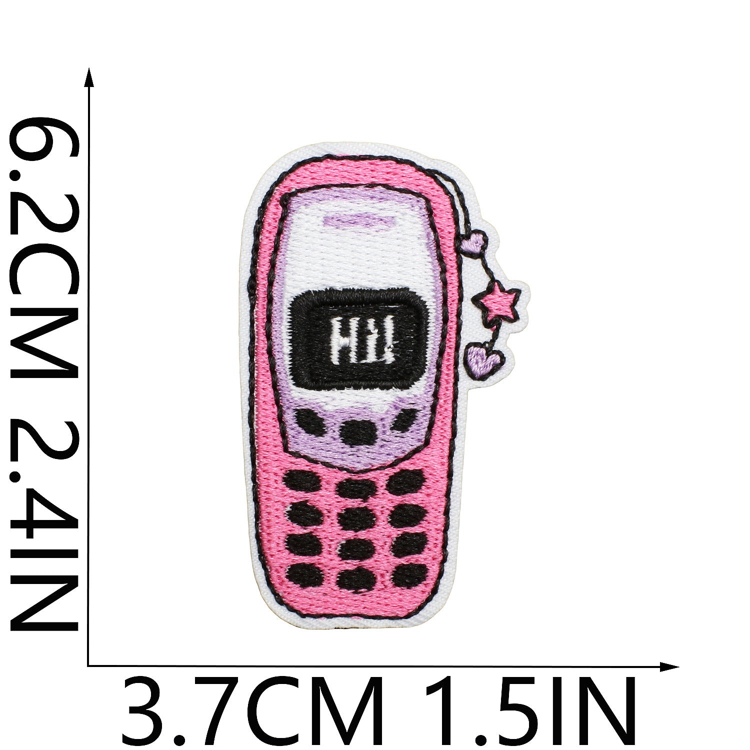 Wholesale Stylish Purple Eye Embroidery Patch Design Iron On Applique For Clothing DIY Fashion Accessory Gift