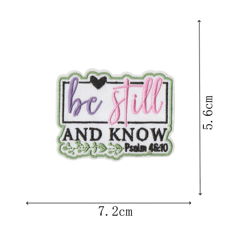 Wholesale  Bible Cloth Embroidery  DIY Patches