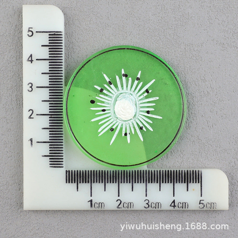 Wholesale 50pcs DIY Watermelon Strawberry Pineapple Fruit Homemade Cream Glue Resin Hole Shoe Patch FlatBack