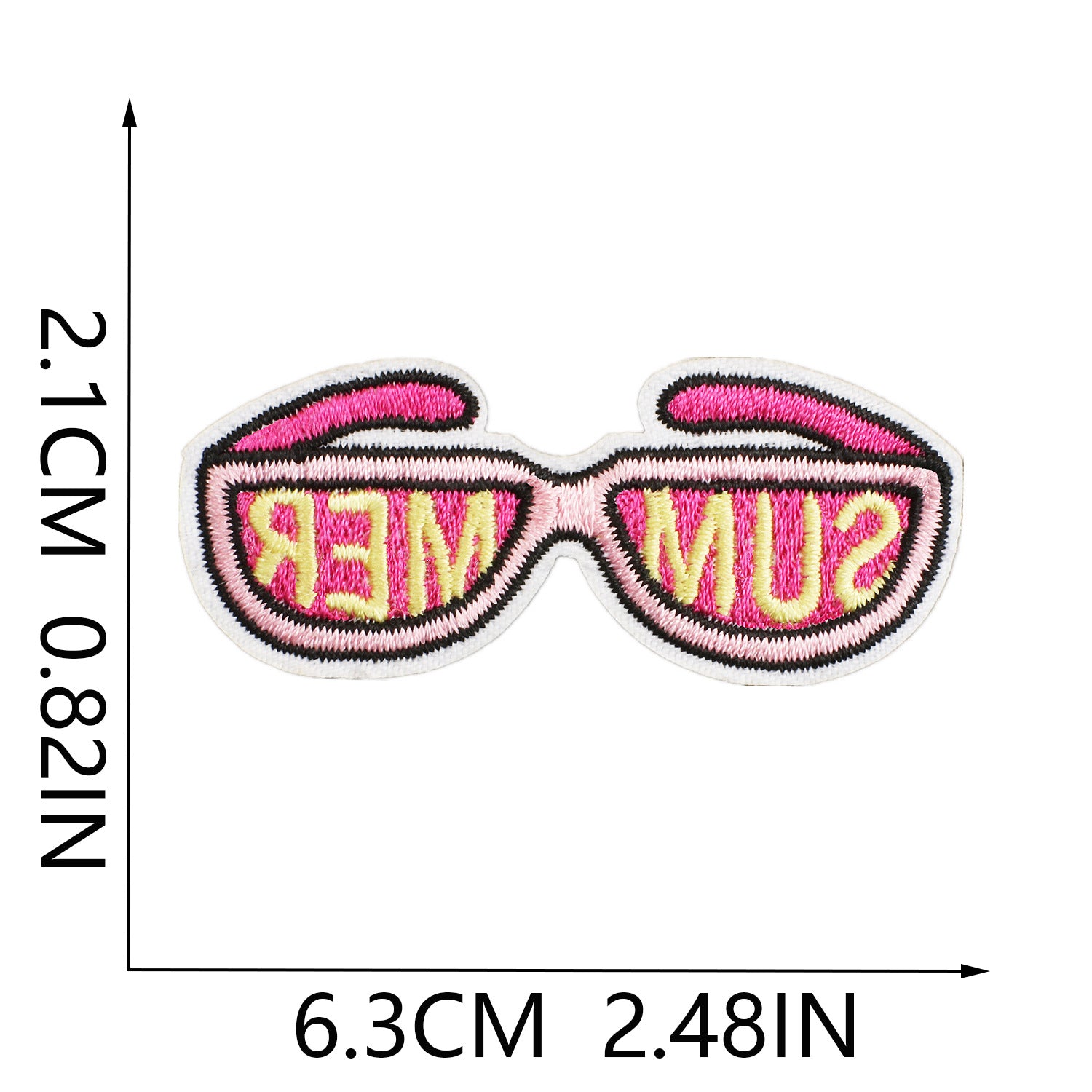 Wholesale Embroidered cloth patch pink girl disco super running high heels patch