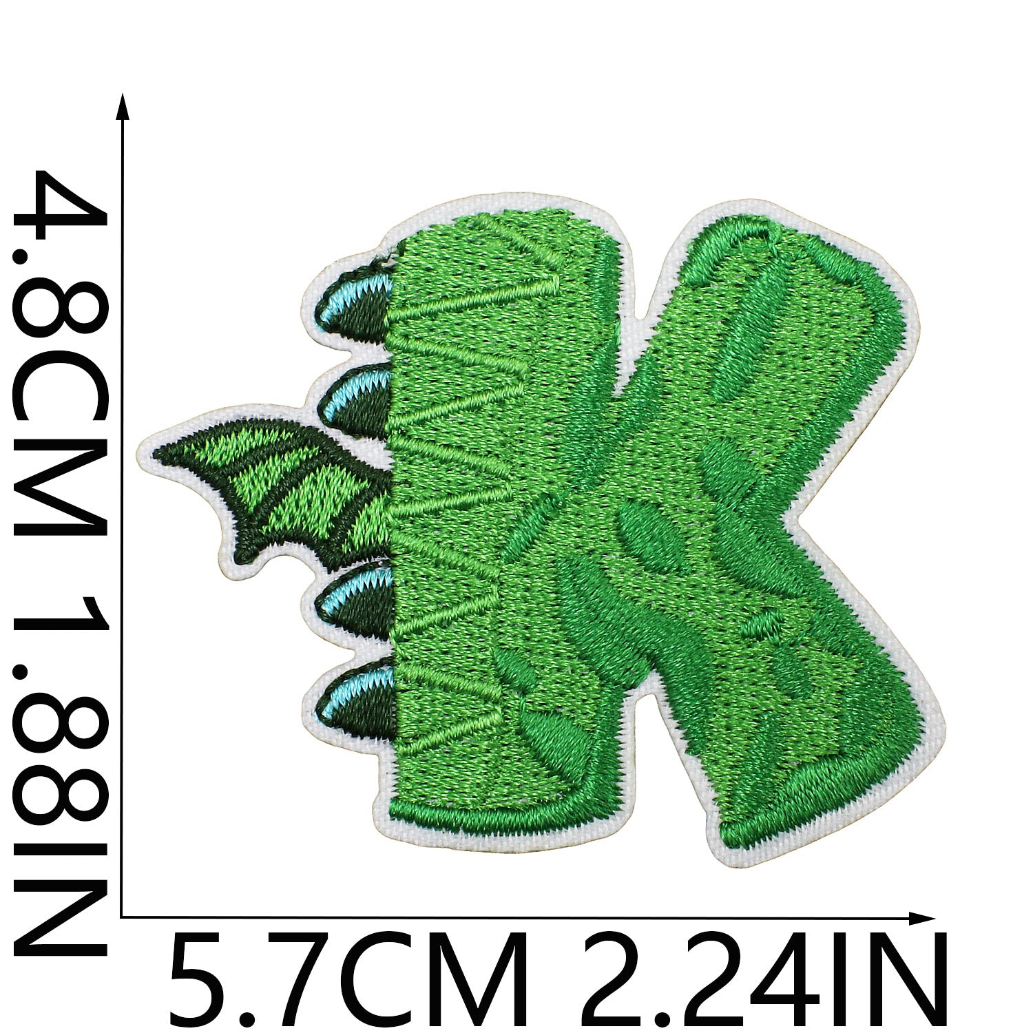 Wholesale Dinosaur Alphabet Embroidery Patches Fun Cartoon Letters For Clothing DIY Craft Supply