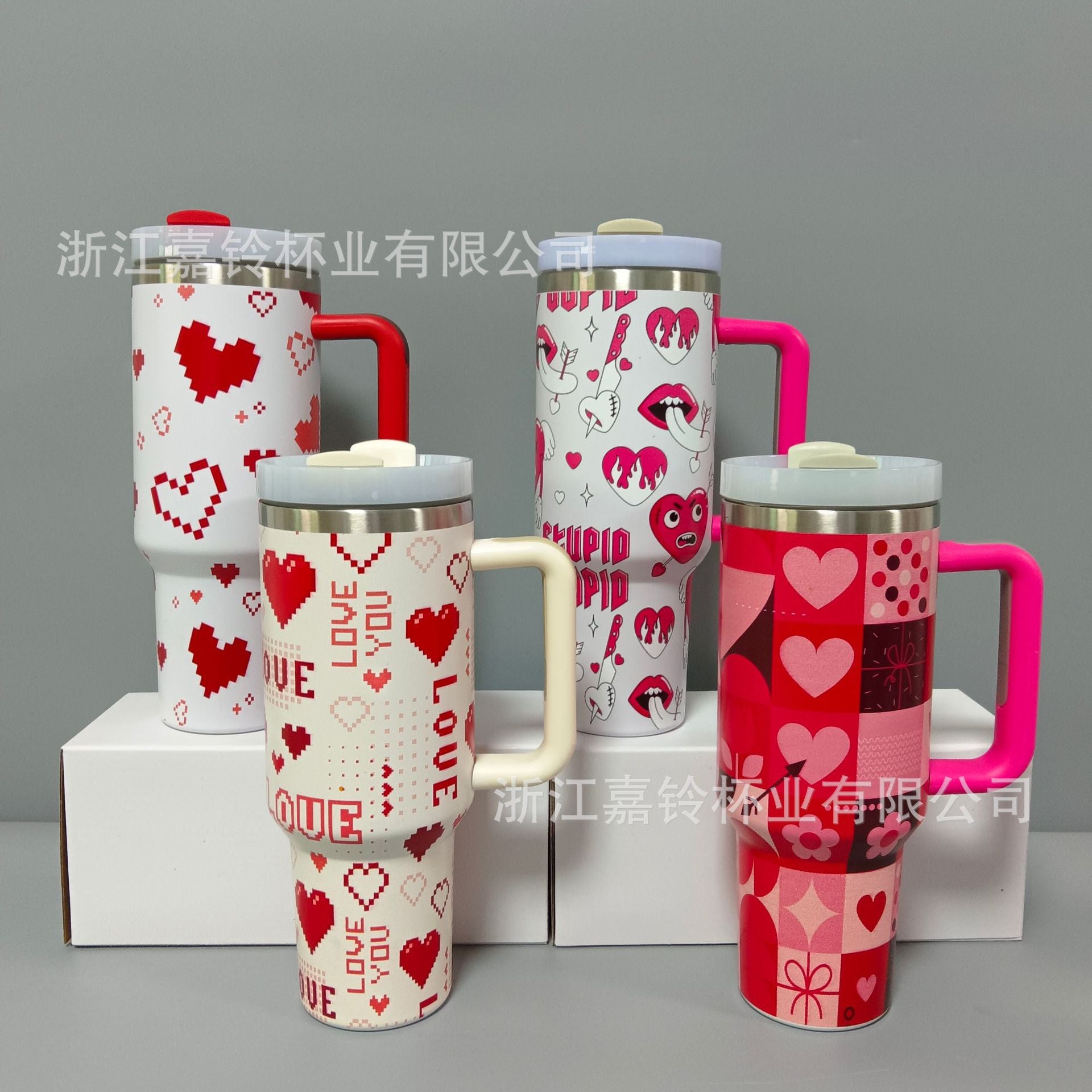 Wholesale Valentine's Day bully cup 40oz 304 stainless steel car cup