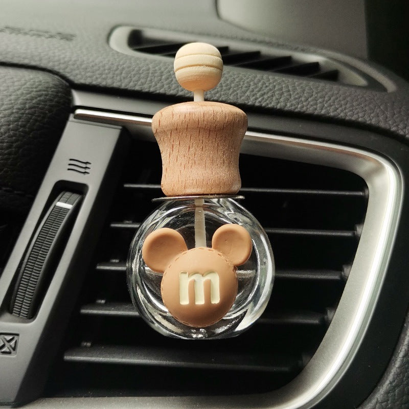 Wholesale Car Air Conditioning Vent Decoration Cute Ornaments Perfume Empty Bottle