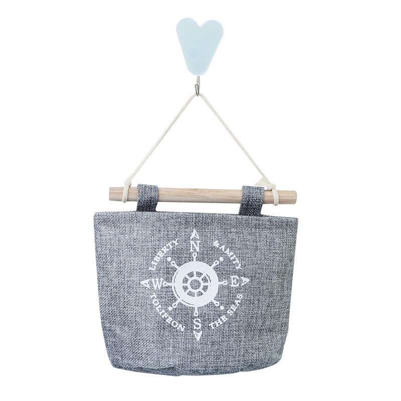 Wholesale Cotton and Linen Multi-layer Wind Hanging Storage Hanging Bags