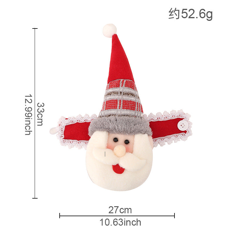 Wholesale Christmas Creative Curtain Buckle Cartoon Doll Decoration
