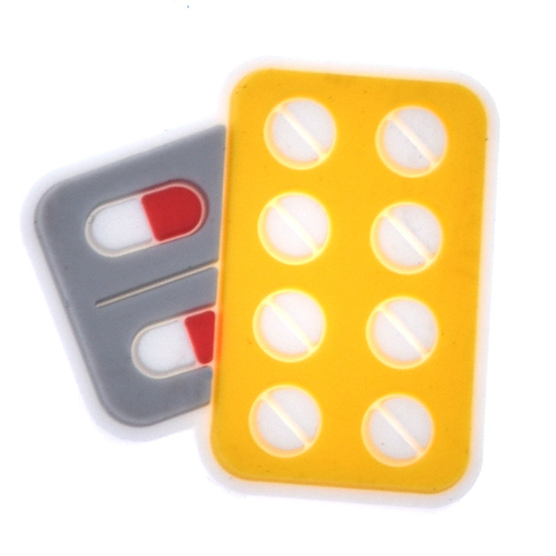 Wholesale 100pcs PVC Cartoon Medical Health DIY Shoe Buckle