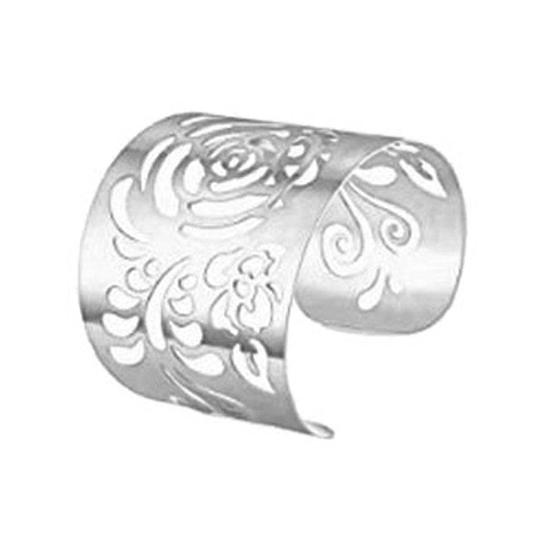 Wholesale Hollowed Out Exaggerated Simple and Generous Metal Openings Bracelet