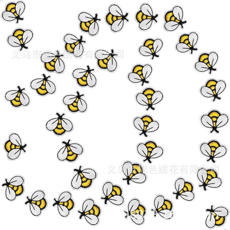 Wholesale Sunflower Bee Embroidery Patch Chic Decorative Clothing Accessory DIY Craft Gift Boutique Resale