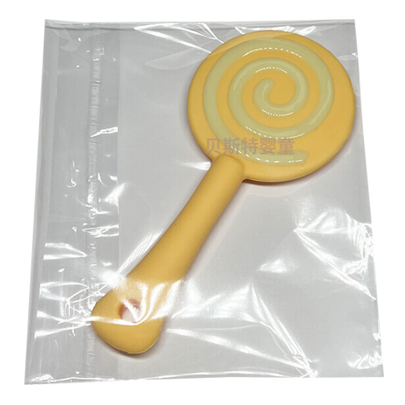 Wholesale 30pcs Cute Lollipop Baby Solid Full Silicone Teether