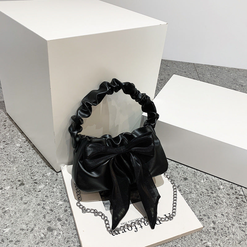 Wholesale Fashion Retro Trend Fashionable Sweet Girl Bow Shoulder Bags