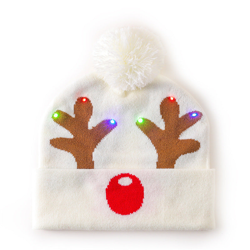 Wholesale Christmas hat  colorful woolen hat