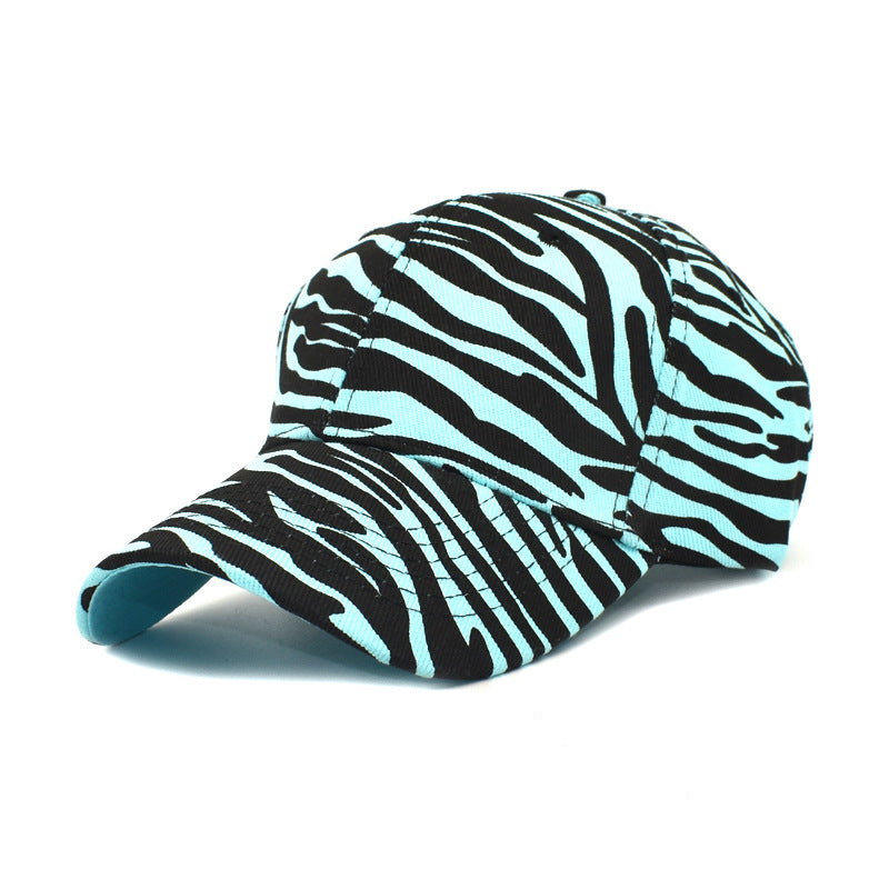 Wholesale Zebra Print Cotton Baseball Cap