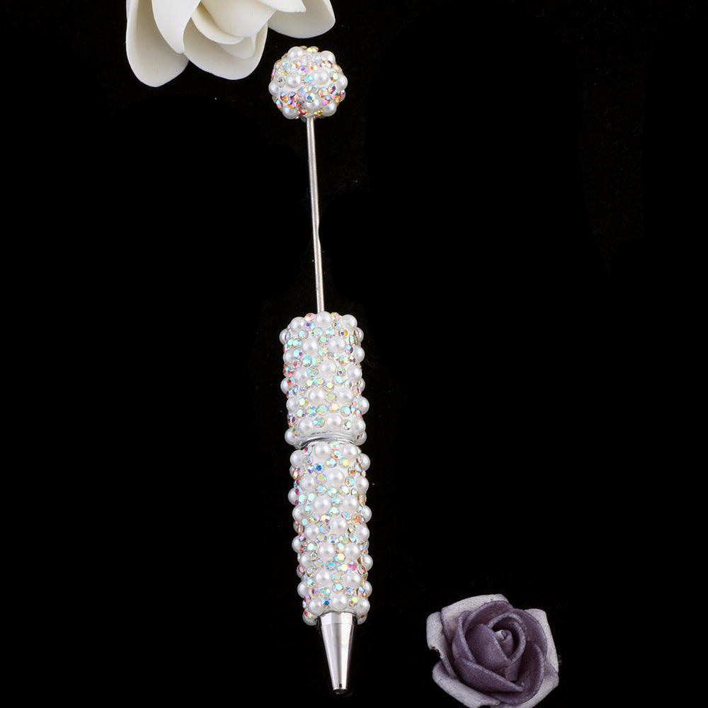 Wholesale 5pcs Colorful pearl daisy beadable pens