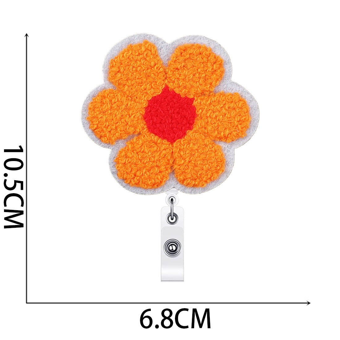 Wholesale Flower Easy-to-pull Buckle Embroidered Cloth Sticker