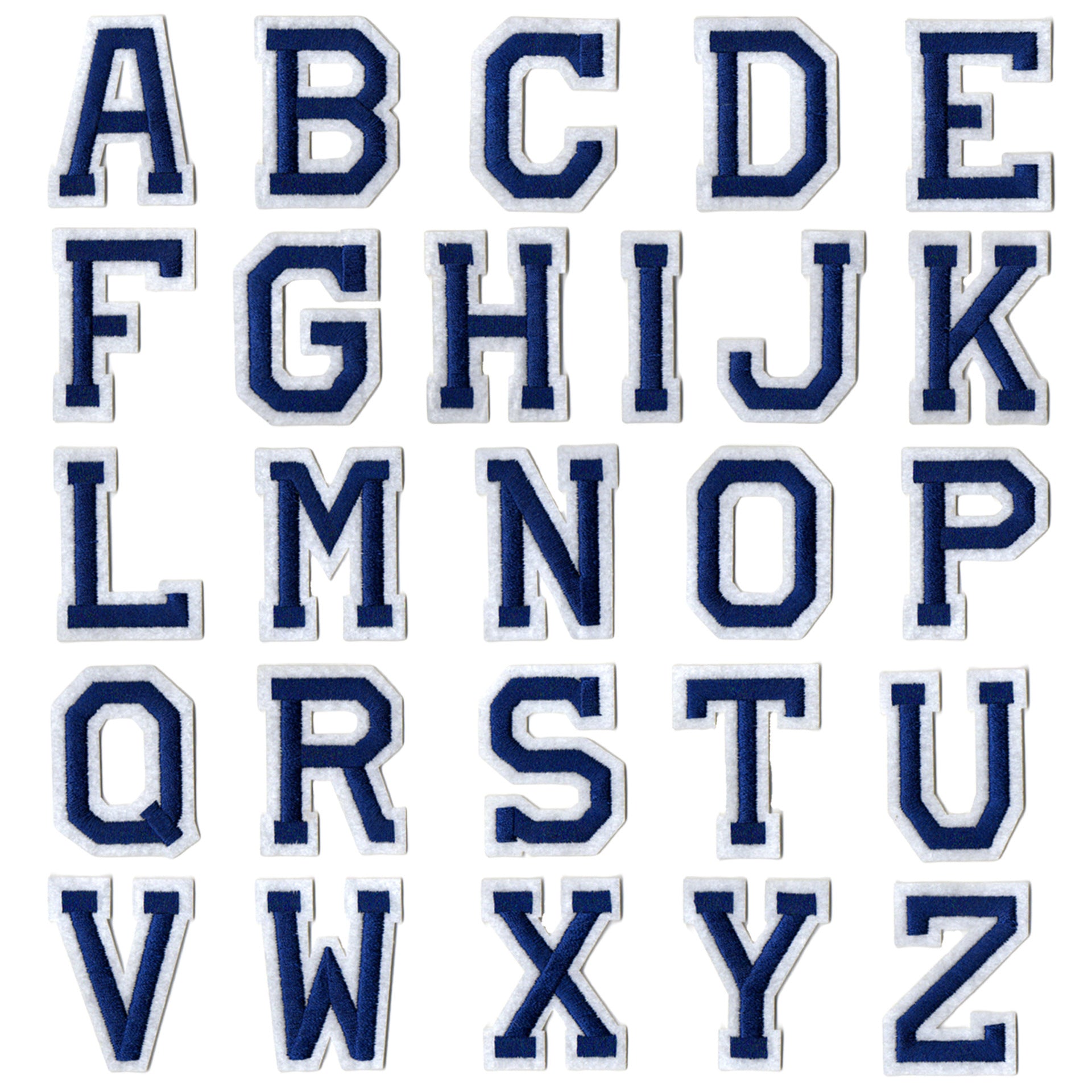 Wholesale Fabric Embroidered Alphabet Patches 26 Gold Letters Set For DIY Clothing Towel Decorative Gift