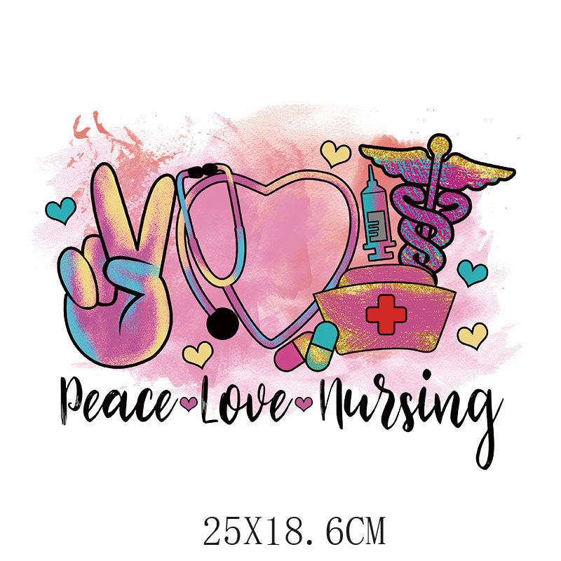 Wholesale Doctor and nurse heat transfer printing   UV DTF Ready to Press Transfers Wraps