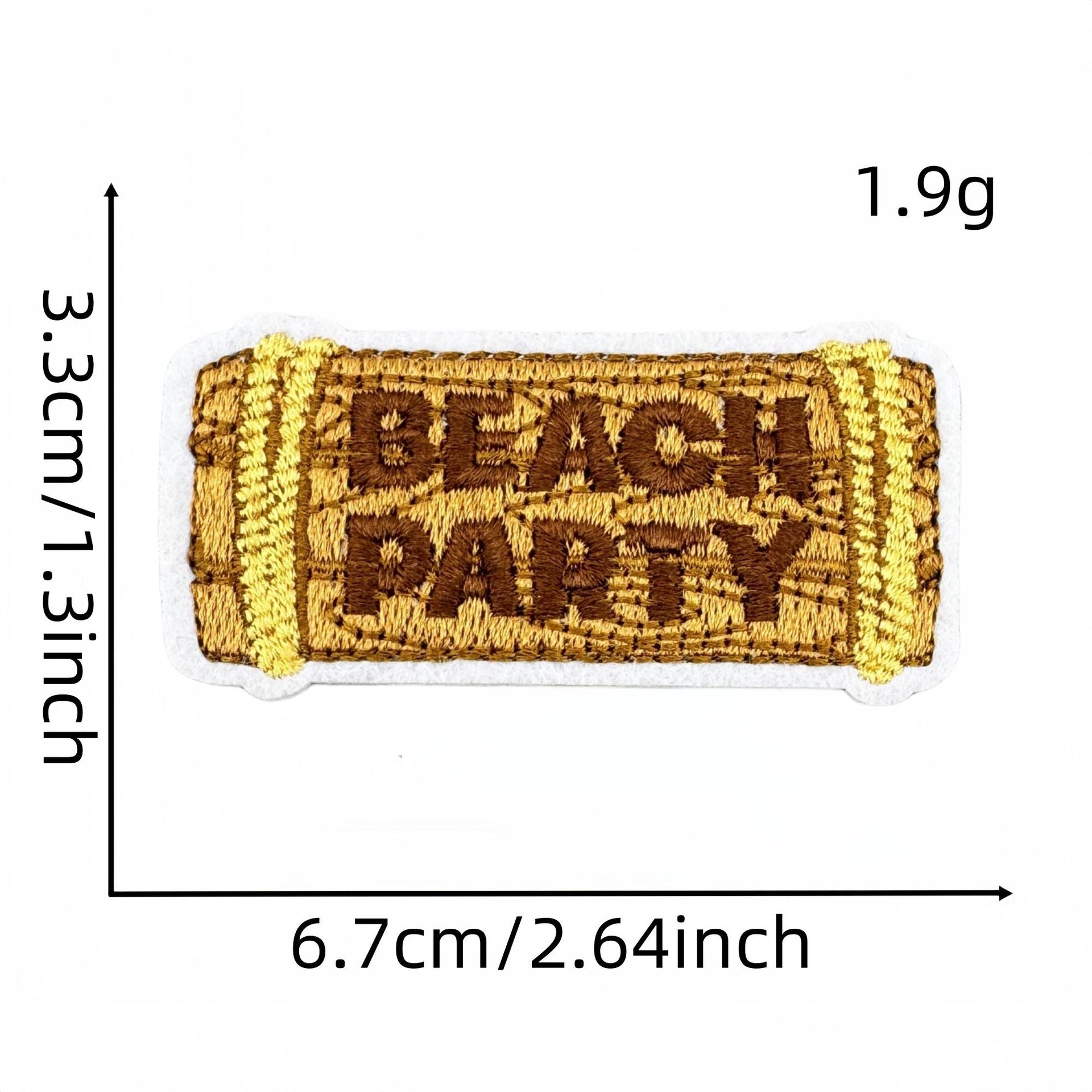 Wholesale Guitar Beach Rainforest Summer Style Embroidery DIY Patches