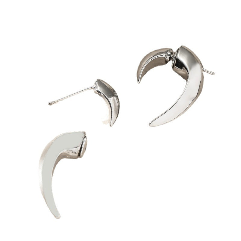 Wholesale Punk rivet pierced earrings