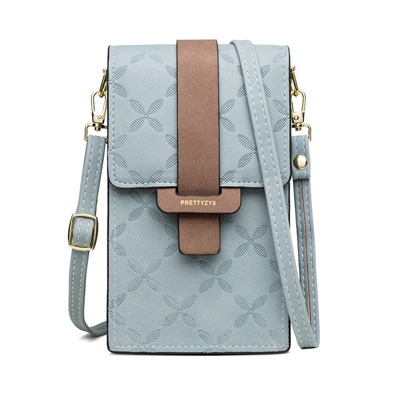 Wholesale Mini shoulder bag with vertical check buckle and detachable shoulder strap