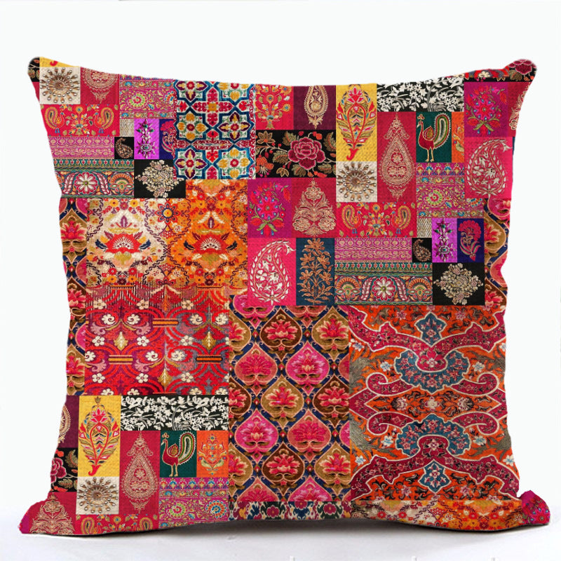 Wholesale Aztec Bohemian Style Short Plush Pillowcases