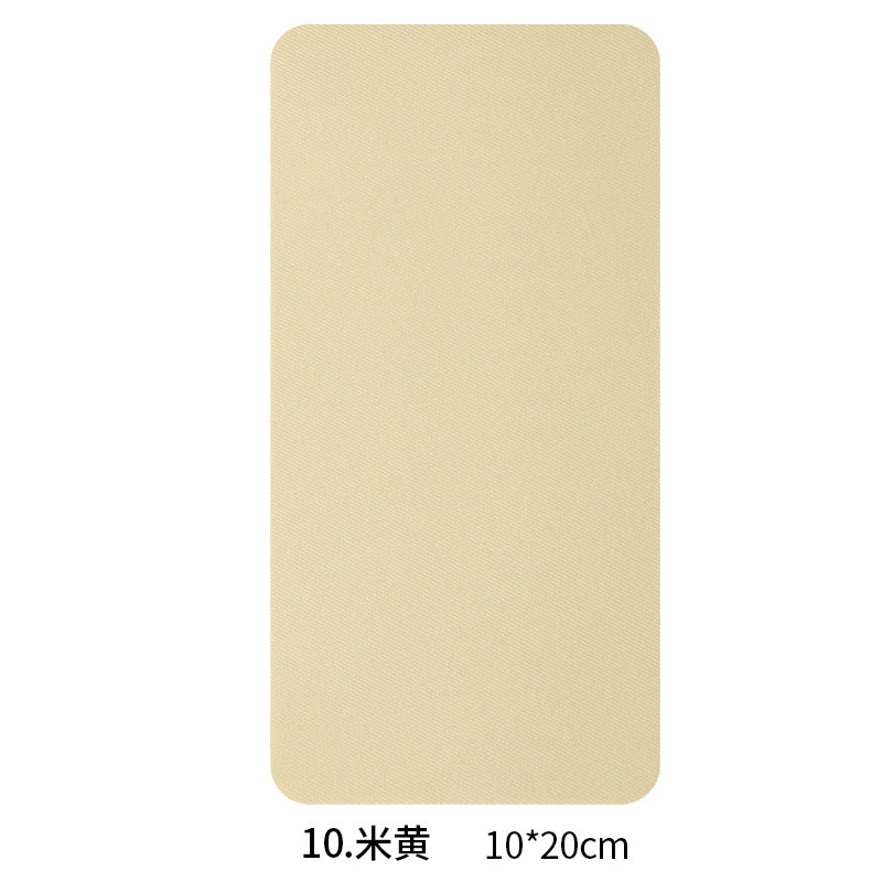 Wholesale Colorful rectangular random cut imitation denim patches