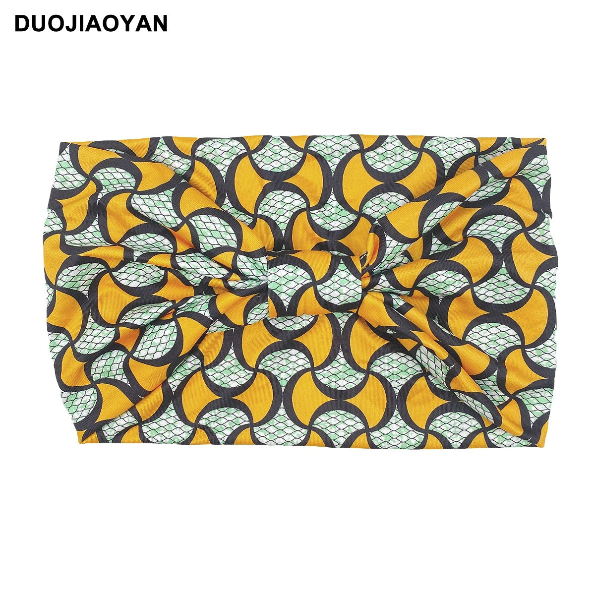 Wholesale Printed Headband Sport Wide Brim Knotted Stretch Bundle Leopard Print Cloth Headband 10pcs