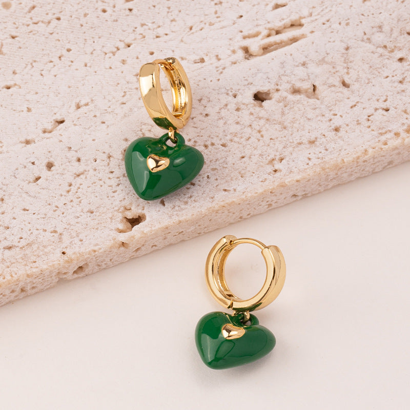 Wholesale Delivery Vintage Love Square Earrings