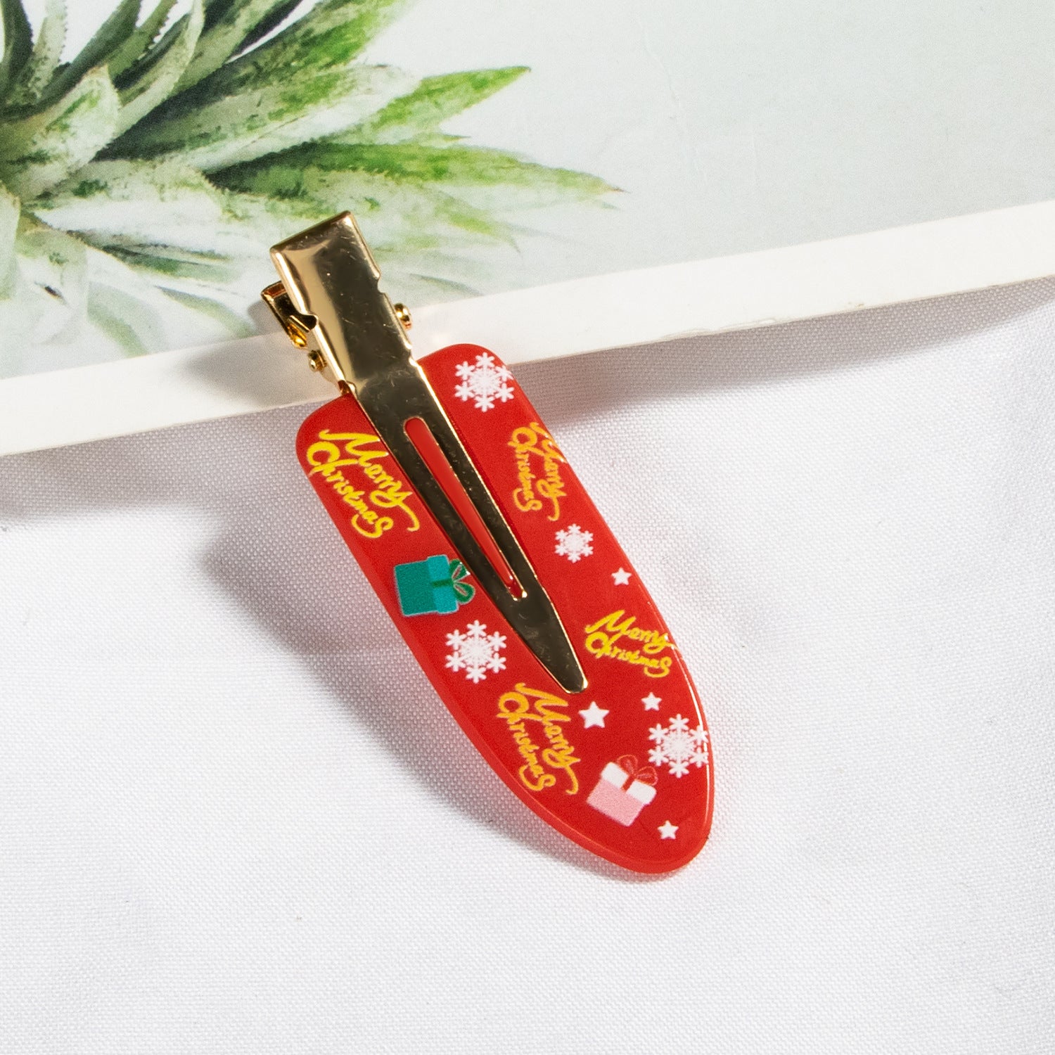 Wholesale Christmas Acrylic Hair Clips