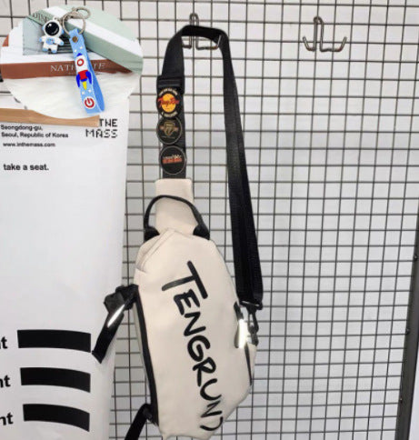 Wholesale Messenger bag sports waist bag casual fashion shoulder bag student personality small cross bag chest bag