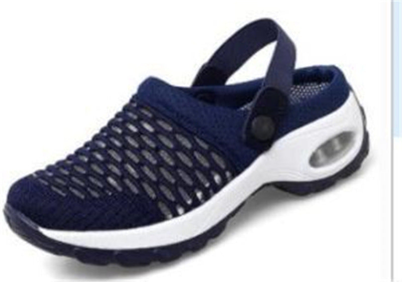 Wholesale trade plus size Baotou two-wear sandals and slippers round head