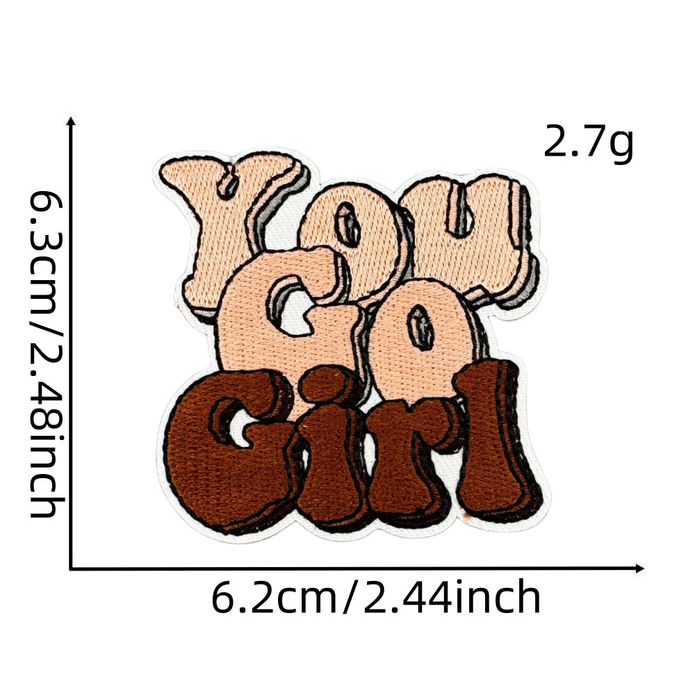 Wholesale Cute Bohemian Embroidered Patches Polyester Thread For Clothing Bags And Resale