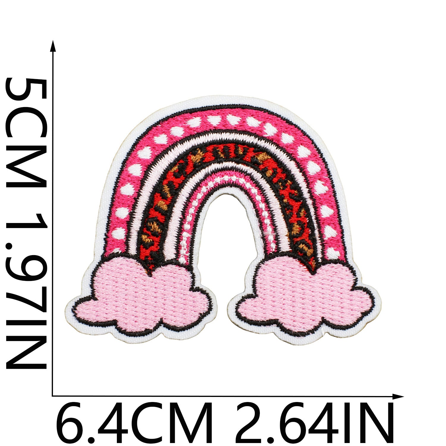Wholesale Fashion Animal Print Embroidered Patches Polyester Clothing Decorative Accent Trendy Resale Accessory